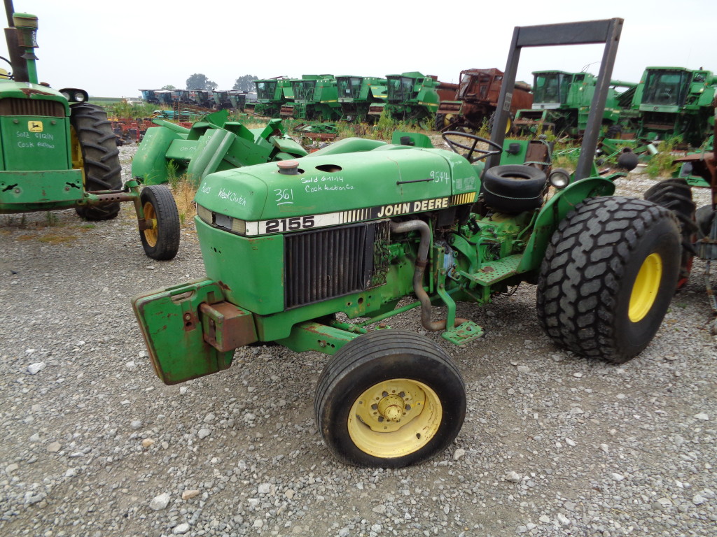 Cook Tractor August Salvage (JD 2155 S#699092) | Cook Tractor Holdings Inc. Parts ...